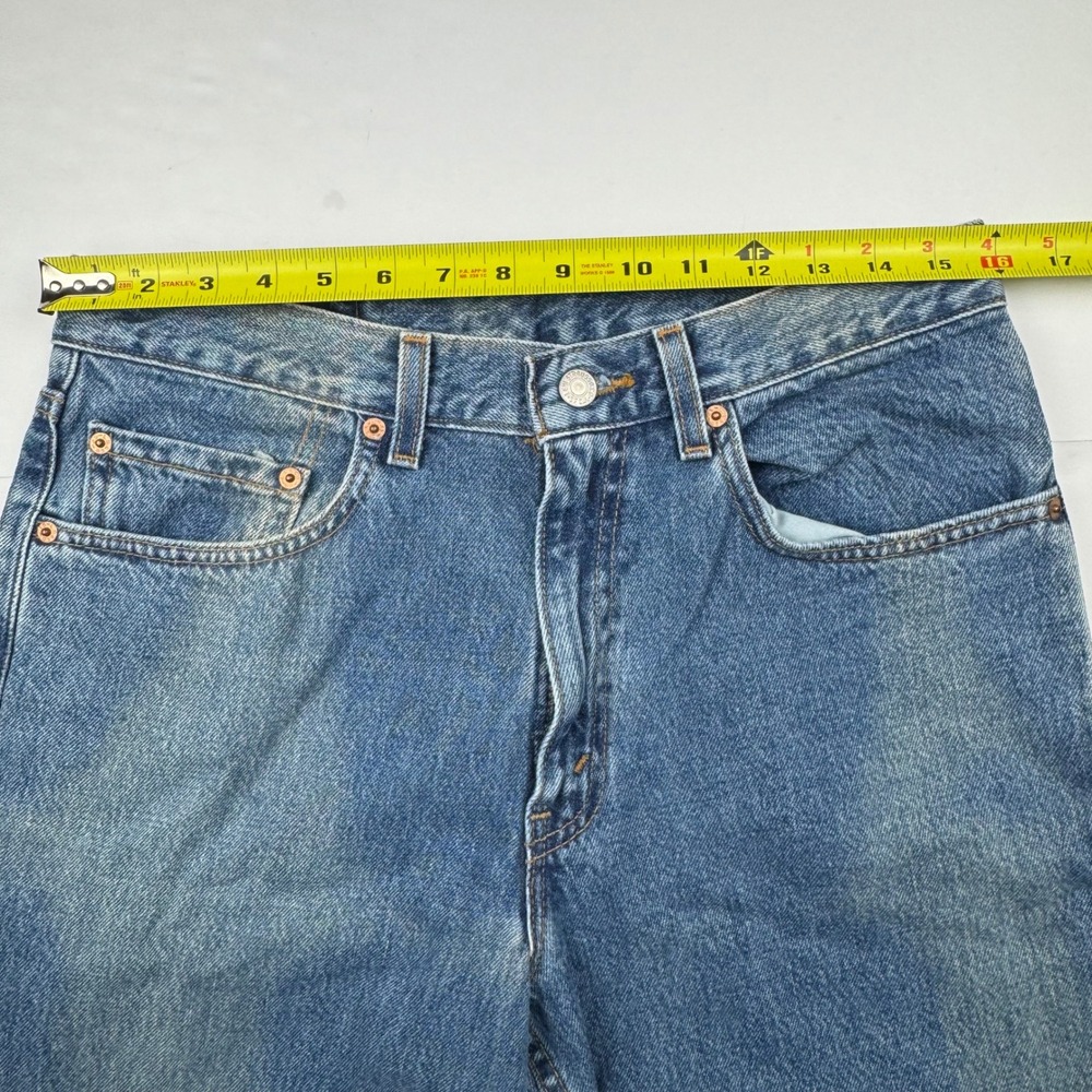 Vintage Levi's 550 Relaxed Fit W33 L32 Cotton Denim 90s Made in USA Blue Jeans - Picture 4 of 12